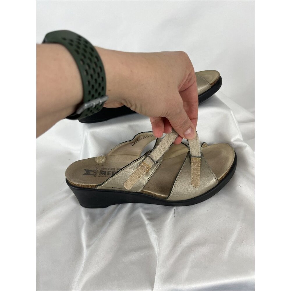Mephisto Golden Step-In Sandals Women's EU Size 39 - Picture 4 of 7